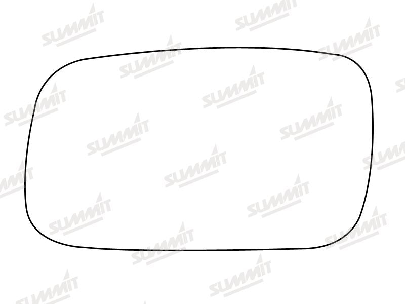 Summit Stick-On Commercial Mirror Glass fits VW Caddy to 03 Flat LHS - Summit - My Roof Bars