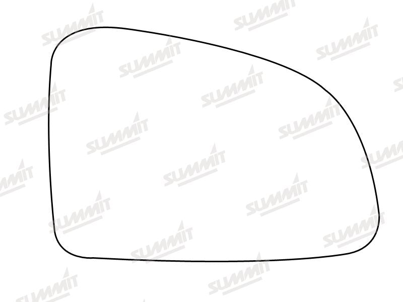 Summit Stick-On Standard Mirror Glass fits Vauxhall Meriva 03 on RHS - Summit - My Roof Bars