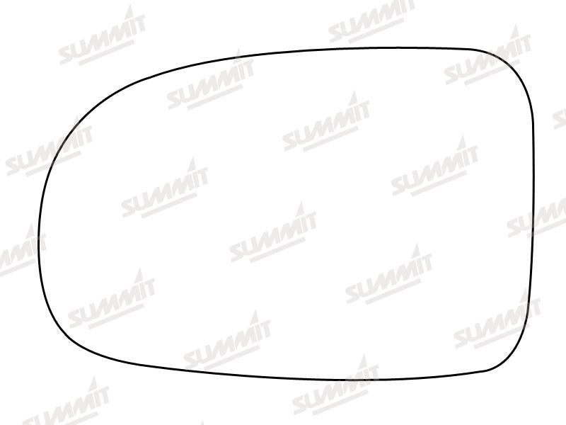 Summit Non-Heated Base Plate With Standard Mirror Glass fits Vauxhall Corsa / Corsa C 00 to 05 LHS - Summit - My Roof Bars