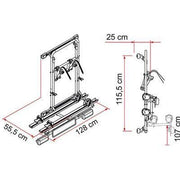 Fiamma Carry Bike 200DJ Fiat Ducato Pre 06 2 Bike Cycle Carrier - Fiamma - My Roof Bars