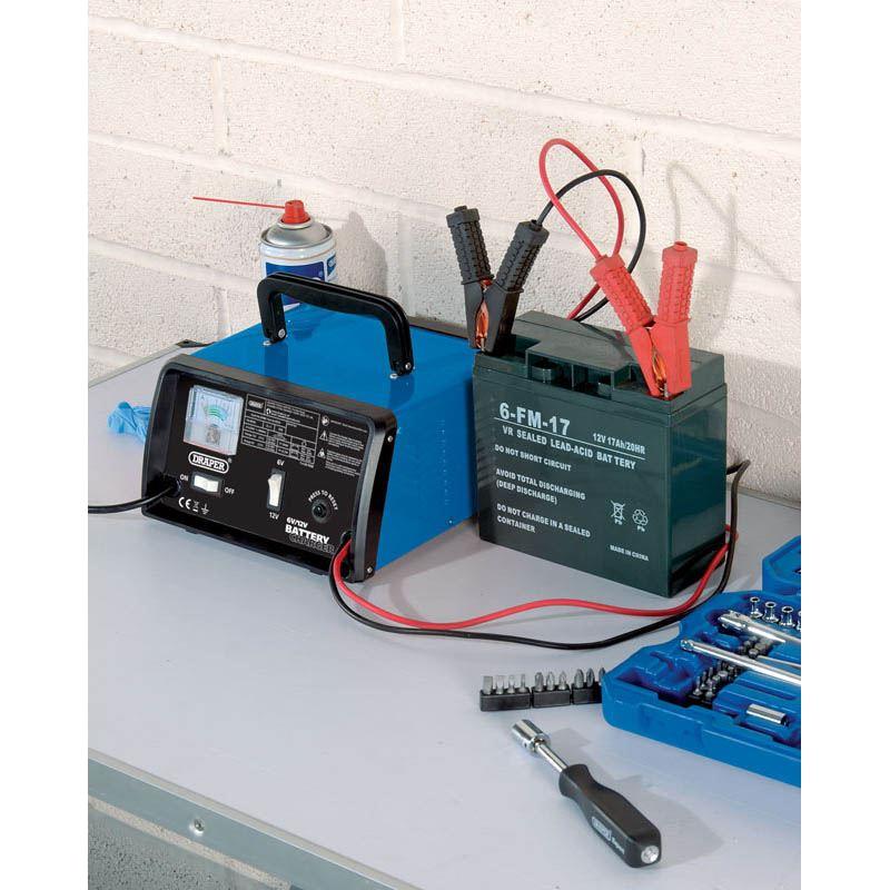 Draper 6/12V Battery Charger, 4.2A 20486 - Draper - My Roof Bars
