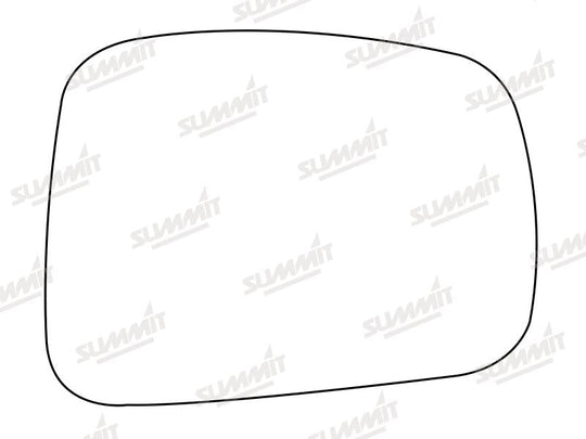 Summit Stick-On Aspheric Mirror Glass fits Honda FR - V 04 to 10 RHS - Summit - My Roof Bars