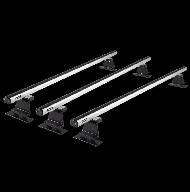 Summit Commercial 3 x Aluminium Fixed Point Roof Bars Rack 1.5m SULC-014 - Summit - My Roof Bars