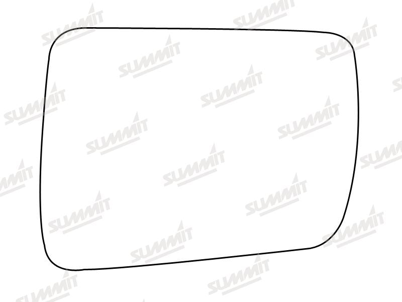 Summit Stick-On Standard Mirror Glass fits Chrysler Cherokee LHS - Summit - My Roof Bars
