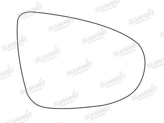 Summit Stick-On Standard Mirror Glass fits VW Golf 08 on RHS - Summit - My Roof Bars