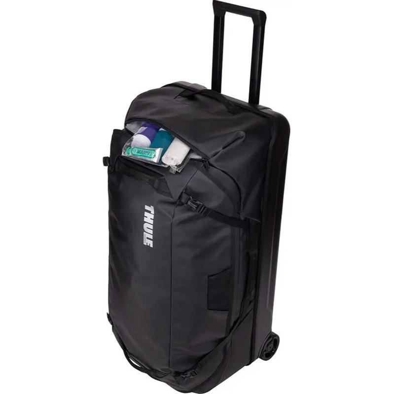 Thule Chasm check 110l in wheeled duffel suitcase black - Thule - My Roof Bars