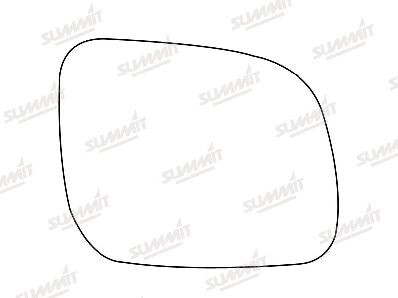 Summit Stick-On Standard Mirror Glass fits VW Lupo 99 on Polo 00 on RHS - Summit - My Roof Bars