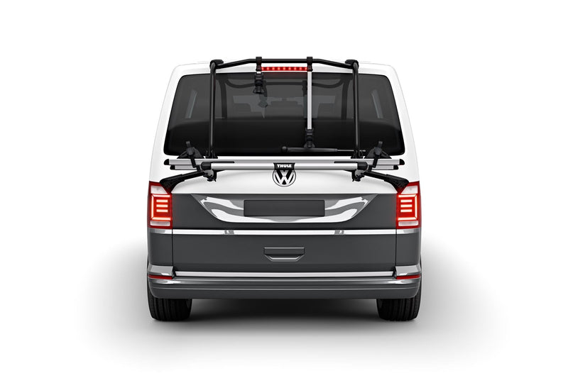 Thule WanderWay two-bike hanging trunk bike rack black Boot bike rack - Thule - My Roof Bars