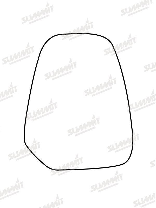 Summit Heated Backing Plate with Commercial Glass fits Ford Transit Courier 14-17 LHS - Summit - My Roof Bars