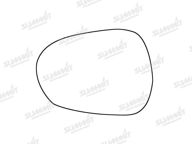 Summit Stick-On Standard Mirror Glass fits Alfa Romeo Guilia 15-20 LHS - Summit - My Roof Bars