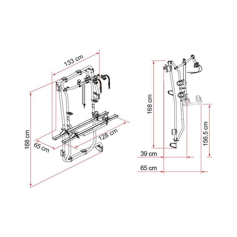 Fiamma Carry-Bike Frame Crafter E-Bike Aluminium - Fiamma - My Roof Bars
