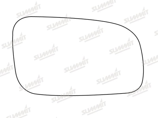 Summit Stick-On Standard Mirror Glass fits VW Lupo 01 to 05 RHS - Summit - My Roof Bars
