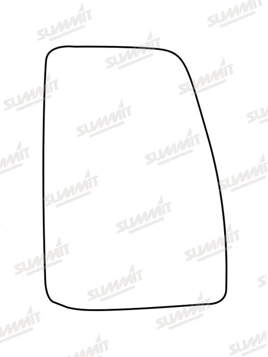 Summit Heated Backing Plate with Commercial Glass fits Ford Transit Custom 12-17 RHS - Summit - My Roof Bars