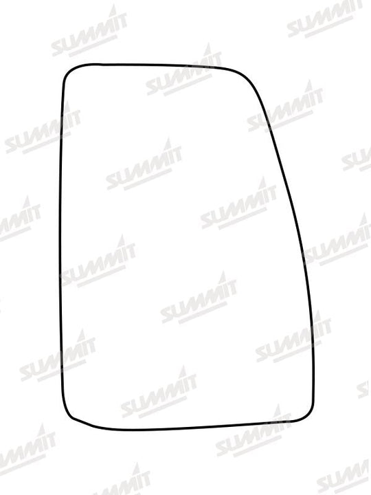 Summit Heated Backing Plate with Commercial Glass fits Ford Transit Custom 12-17 RHS - Summit - My Roof Bars