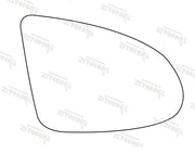 Summit Heated Base Plate With Blind Spot Mirror Glass fits Audi A2 00 to 05 RHS - Summit - My Roof Bars