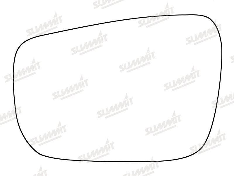 Summit Stick-On Standard Mirror Glass fits Nissan Navara 05 to 15 RHS - Summit - My Roof Bars