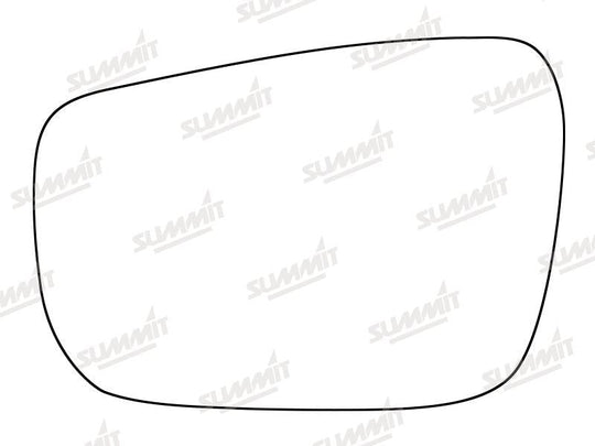 Summit Stick-On Standard Mirror Glass fits Nissan Navara 05 to 15 RHS - Summit - My Roof Bars