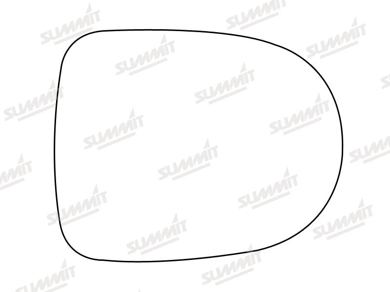 Summit Heated Base Plate With Standard Mirror Glass fits Renault Clio / Modus LHS RHS - Summit - My Roof Bars