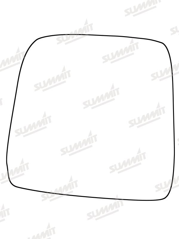 Summit Stick-On Standard Mirror Glass fits Suzuki Jimny 98 to 07 LHS - Summit - My Roof Bars