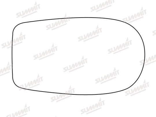 Summit Stick-On Standard Mirror Glass fits Fiat Punto LHS RHS - Summit - My Roof Bars
