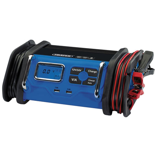 Draper 12/24V Battery Charger, 8 - 16A 70548 - Draper - My Roof Bars