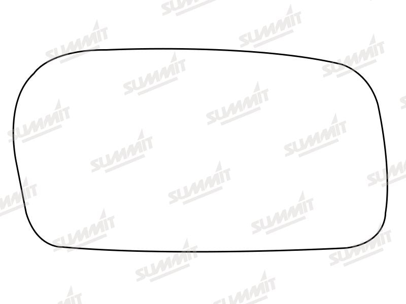 Summit Stick-On Anti Dazzle Mirror Glass fits Audi 100 91 on RHS - Summit - My Roof Bars