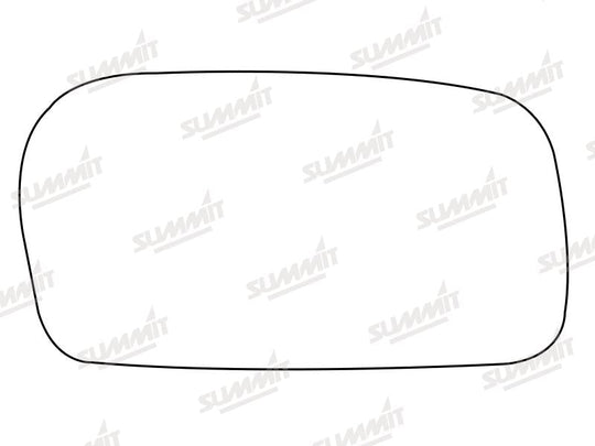 Summit Stick-On Anti Dazzle Mirror Glass fits Audi 100 91 on RHS - Summit - My Roof Bars