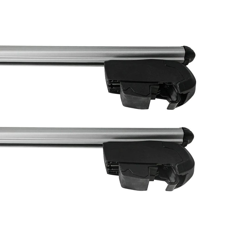 Roof Bars Rack Silver Locking fits Volkswagen Atlas Cross Sport 2020- - Omtec - My Roof Bars