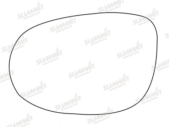 Summit Stick-On Standard Mirror Glass fits Ford Ka 09 on LHS - Summit - My Roof Bars