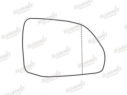 Summit Stick-On Aspheric Mirror Glass fits Audi Q7 & SQ7 16 On RHS - Summit - My Roof Bars