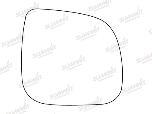 Summit Stick-On Commercial Mirror Glass fits VW Transporter T5 Caddy 2010 on RHS - Summit - My Roof Bars