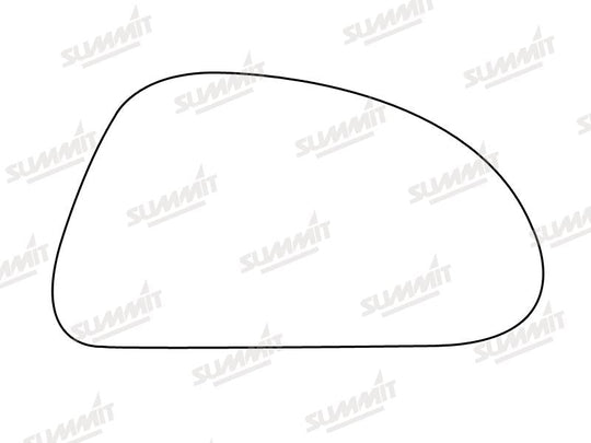 Summit Stick-On Standard Mirror Glass fits Suzuki Alto 81 on RHS - Summit - My Roof Bars