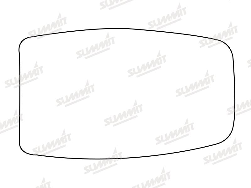 Summit Stick-On Standard Mirror Glass fits Alfa 33 RHS - Summit - My Roof Bars