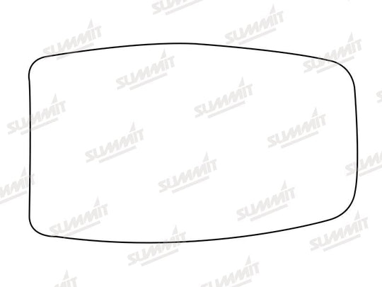 Summit Stick-On Standard Mirror Glass fits Alfa 33 RHS - Summit - My Roof Bars