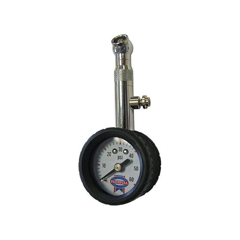 Faithfull Tyre Pressure Dial Gauge 60 psi - Faithfull - My Roof Bars