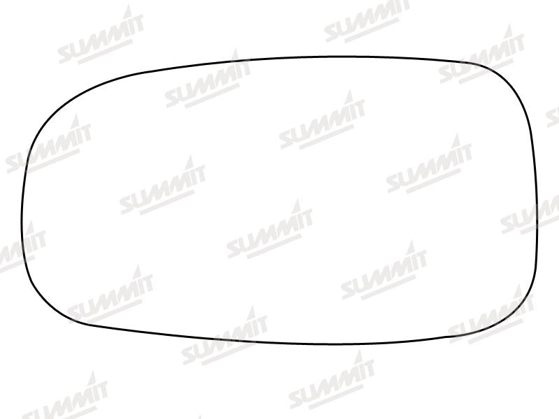 Summit Heated Backing Plate with Standard Glass fits Saab 9-3/9-5 02-12 LHS - Summit - My Roof Bars