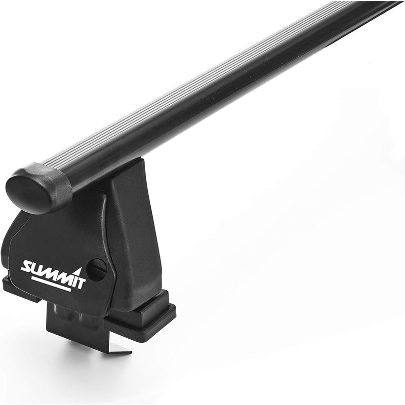 Summit SUP-095  Premium Multi Fit Roof Bars, Black Steel, Set of 2