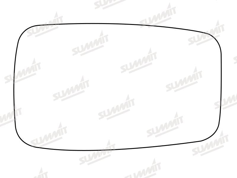 Summit Stick-On Standard Mirror Glass fits Seat Toledo RHS - Summit - My Roof Bars
