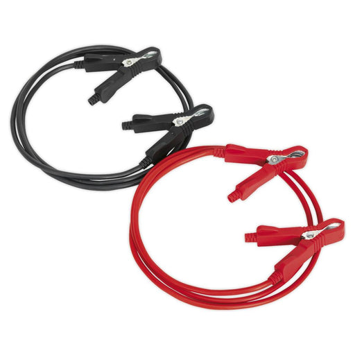 Sealey Booster Cables 5mmï x 1.5m Copper 100A Motorcycle BC0515 - Sealey - My Roof Bars
