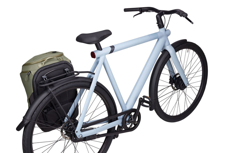 Thule Paramount hybrid bike pannier and backpack 26L green
