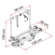 Fiamma Carry Bike Caravan XL A Pro 200 Foldable Bike Carrier - Fiamma - My Roof Bars