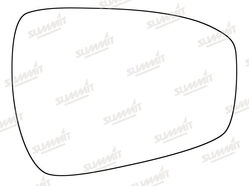 Summit Heated Base Plate With Standard Mirror Glass fits Ford Mondeo 14 on RHS - Summit - My Roof Bars