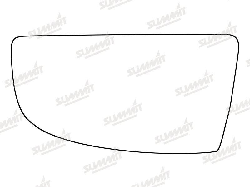 Summit Non-Heated Base Plate With Lower Blind-Spot Mirror Glass fits Ford Transit 14 to 16 LHS - Summit - My Roof Bars