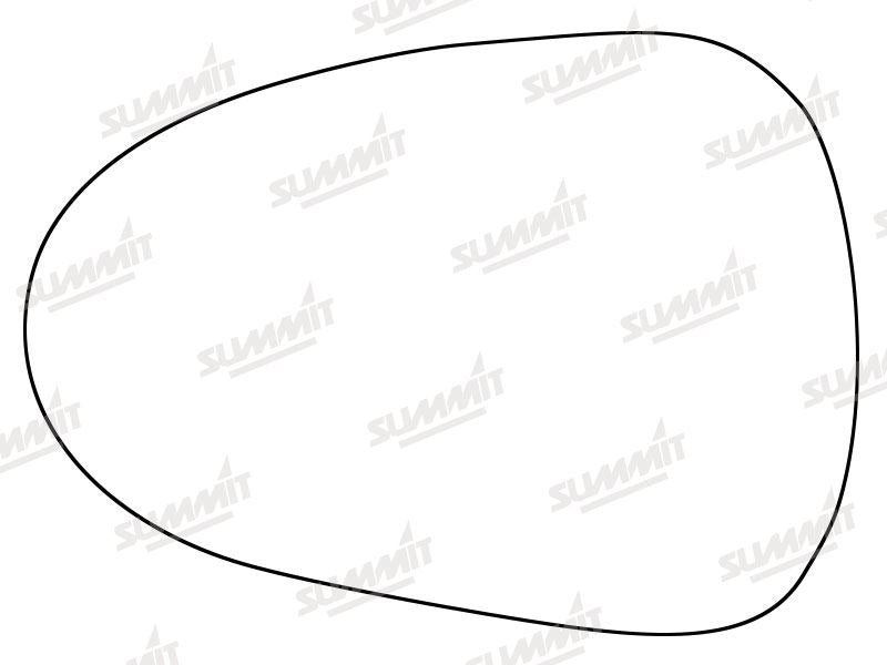 Summit Stick-On Standard Mirror Glass fits Seat Ibiza Exeo 08 on LHS - Summit - My Roof Bars