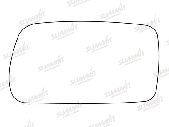 Summit Stick-On Standard Mirror Glass fits Citroen Xantia 93 on LHS - Summit - My Roof Bars