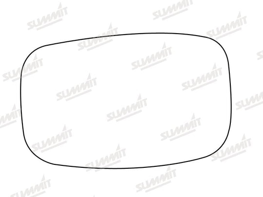 Summit Stick-On Standard Mirror Glass fits Ford Puma Fiesta 95 to 02 LHS RHS - Summit - My Roof Bars