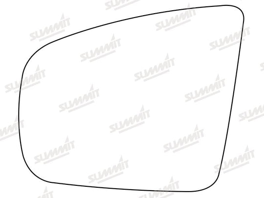 Summit Stick-On Aspheric Mirror Glass fits BMW X5 X6 LHS - Summit - My Roof Bars