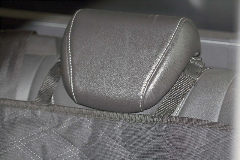 Padded Quilted Rear Car Seat Cover & Boot Liner Dog Pet Universal Fit