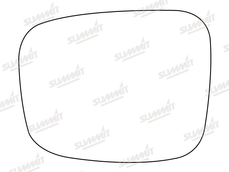 Summit Stick-On Standard Mirror Glass fits Vauxhall Frontera RHS - Summit - My Roof Bars