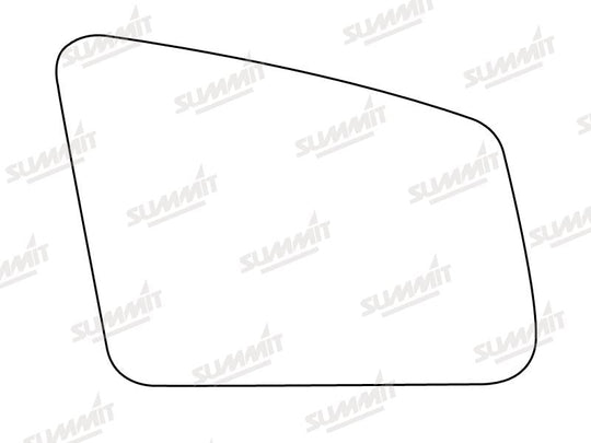 Summit Heated Base Plate With Blind Spot Mirror Glass fits Mercedes E Class LHS - Summit - My Roof Bars
